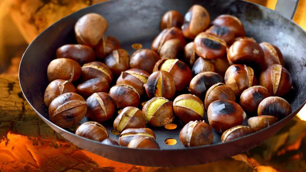 Castañas asadas
